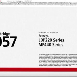 Toner Original Canon Black, CRG-057, pentru I-Sensys LBP 223/LBP 226/LBP 233/LBP 228/MF 443/MF 445/MF 446/MF 449, 3.1K, 3009C002AA