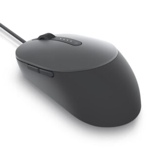 Mouse DELL, MS3220, PC sau NB, cu fir, USB, optic, 3200 dpi, butoane/scroll 5/1, gri, 570-ABHM