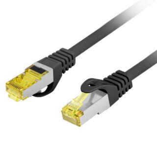 Patchcord CAT.6A S/FTP LSZH CU 2M BLACK PCF6A-10CU-0200-BK