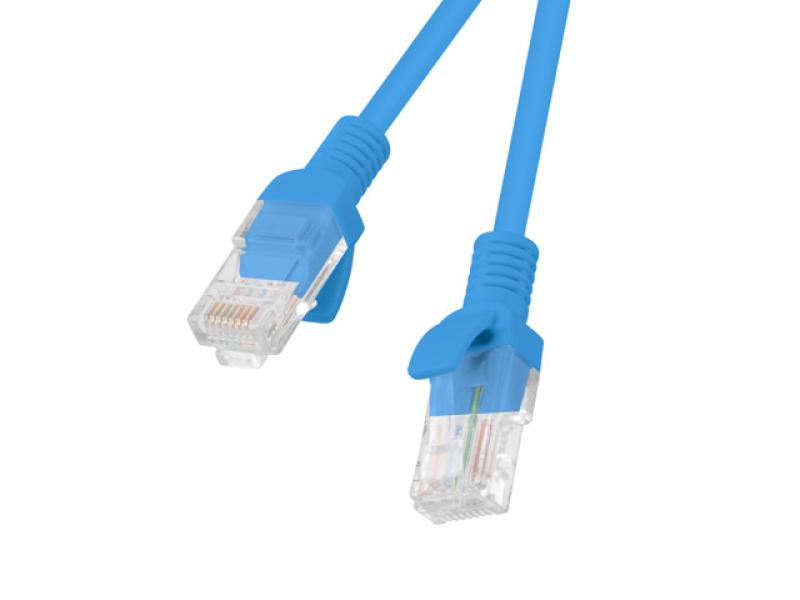 Patchcord CAT.5E UTP 0.25M BLUE PCU5-10CC-0025-B