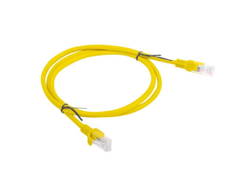 Patchcord CAT.5E UTP 1M YELLOW PCU5-10CC-0100-Y