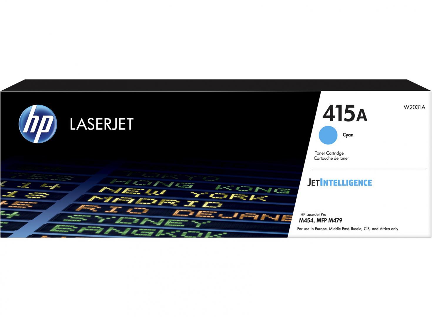 Toner Original HP Cyan, nr.415A, pentru MFP M454/M479/M480, 2.1K, W2031A